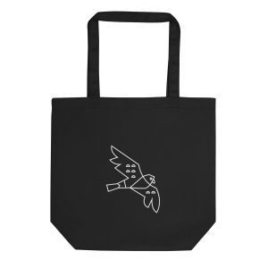 hawk nature guide tote bag