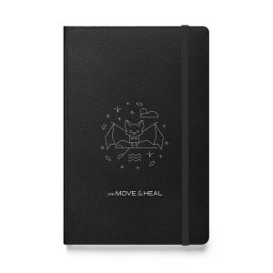 bat nature guide hardcover bound notebook