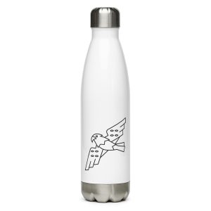 eagle nature guide stainless steel water bottle