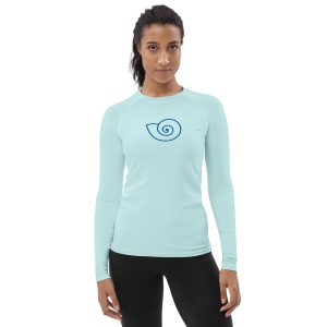 spiral women's rash guard