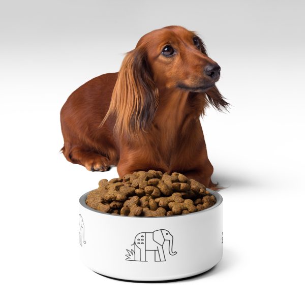 elephant nature guide pet bowl