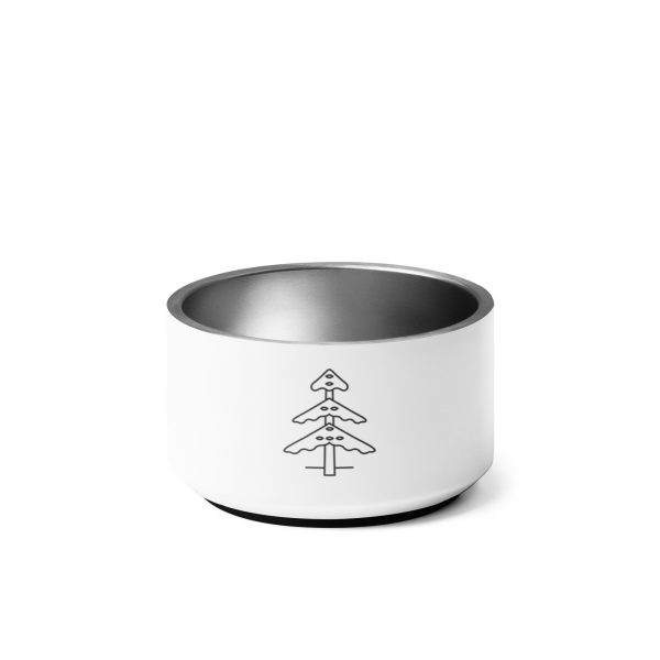 cedar tree nature guide pet bowl