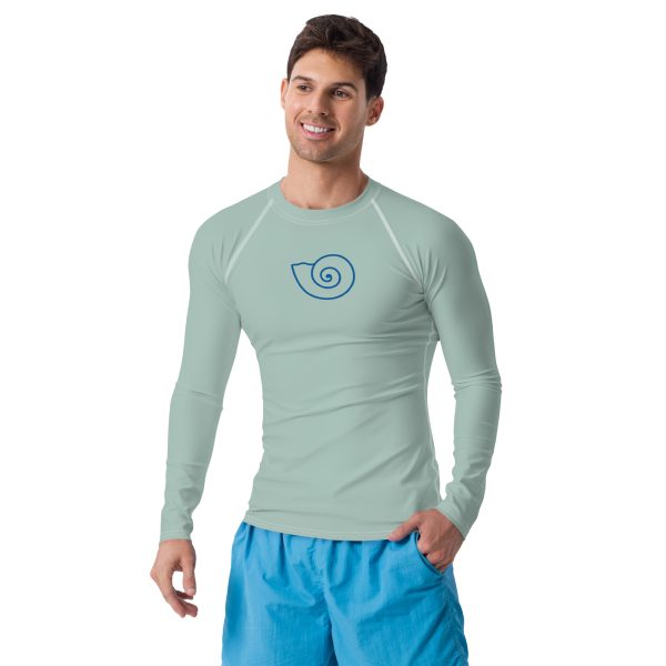 spiral men's rash guard