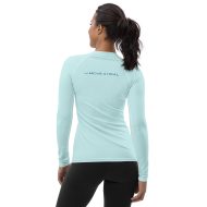 spiral women's rash guard