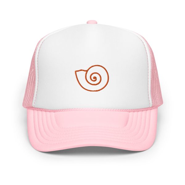 spiral foam trucker hat