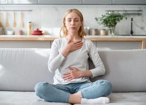 concept,of,mental,health.,woman,sitting,on,couch,and,doing