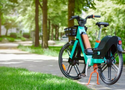 bike,share,rent,in,city,street.,bicycle,sharing,service.,electric