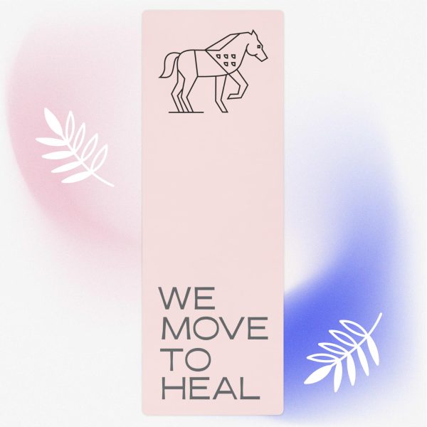 horse nature guide yoga mat