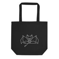 bat nature guide tote bag