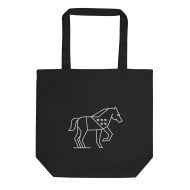 horse nature guide tote bag