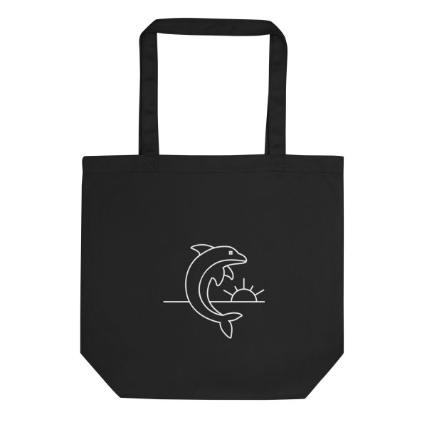 dolphin nature guide tote bag