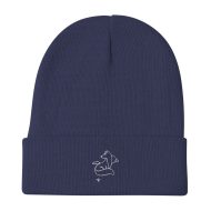 fox nature guide embroidered beanie