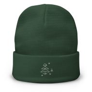 cedar tree nature guide embroidered beanie