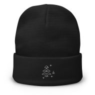 cedar tree nature guide embroidered beanie