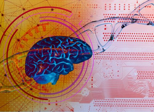 human,brain,on,dna,helix,background,,deoxyribonucleic,acid,,nucleic,acid