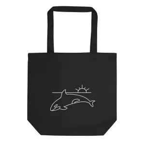 orca nature guide tote bag