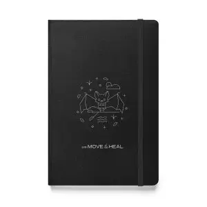bat nature guide hardcover bound notebook