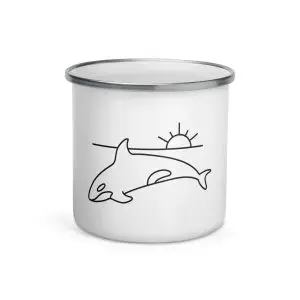 orca nature guide mug