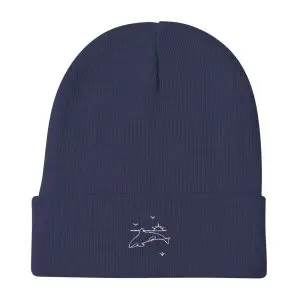 orca nature guide embroidered beanie