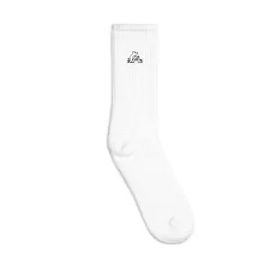 bear nature guide embroidered socks