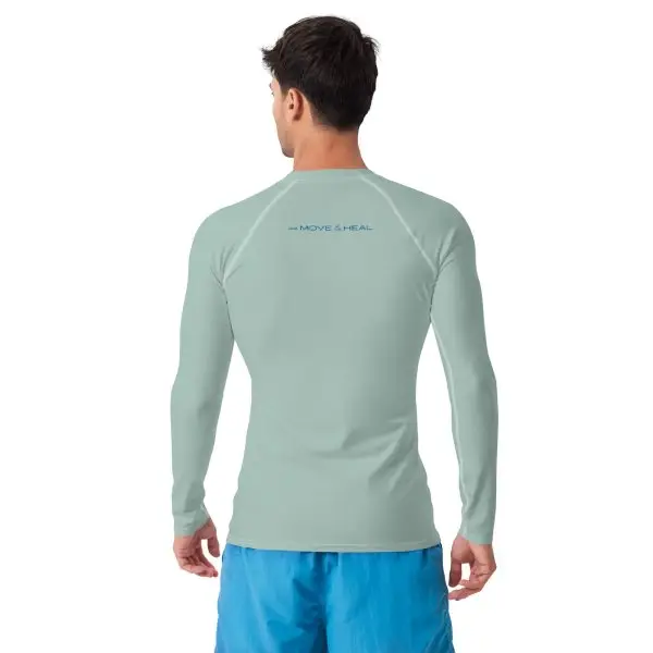 spiral men's rash guard