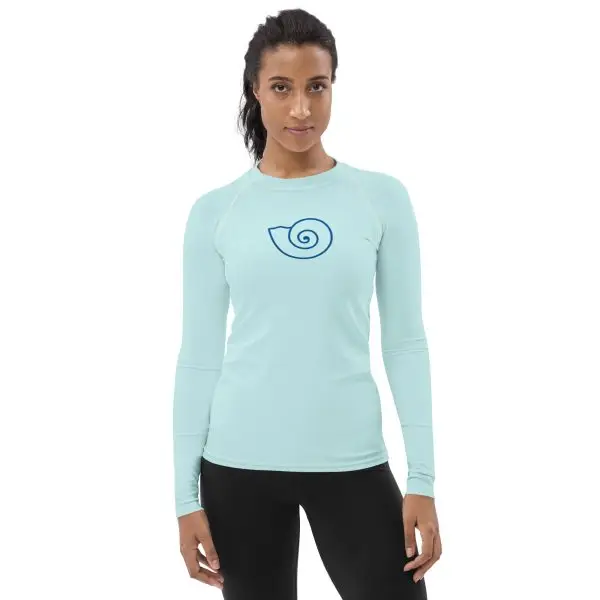 spiral women's rash guard