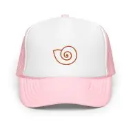 spiral foam trucker hat