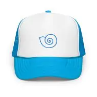 spiral foam trucker hat