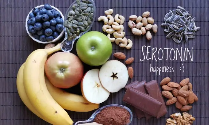 serotonin boosting,foods.,assortment,of,food,for,good,mood,,happiness,,better