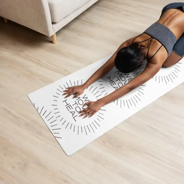 we move to heal yoga mat