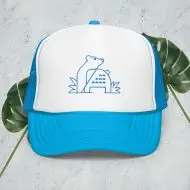 foam trucker hat with your nature guide (bear)