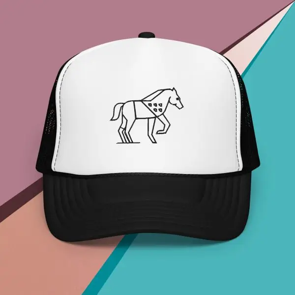 foam trucker hat with your nature guide (horse)