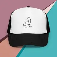 foam trucker hat with your nature guide (fox)