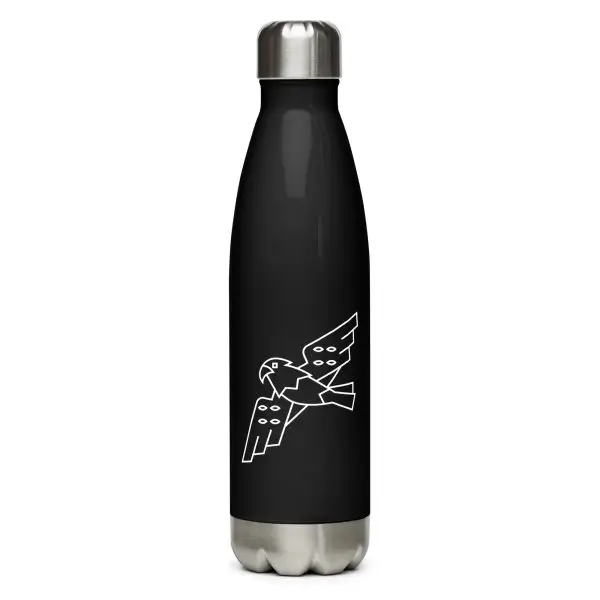 eagle nature guide stainless steel water bottle