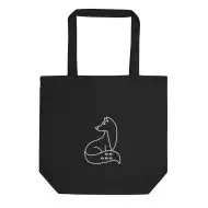 fox nature guide tote bag