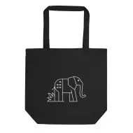 elephant nature guide tote bag