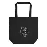 dolphin nature guide tote bag