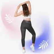 owl nature guide yoga leggings