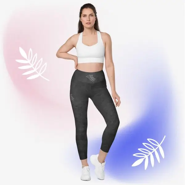 owl nature guide yoga leggings