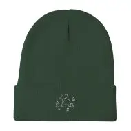 bear nature guide embroidered beanie