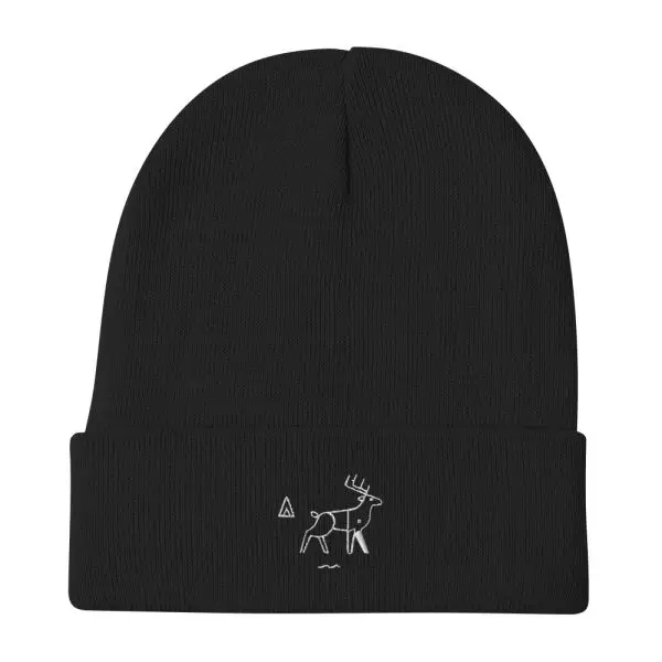 deer nature guide embroidered beanie